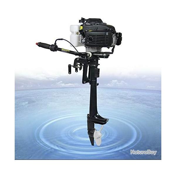 Moteur de bateau 52cc 4T � essence - 4 CV � quatre temps pour bateau gonflable