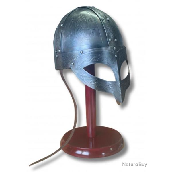 Casque Viking avec visire decor / pour reconstitution