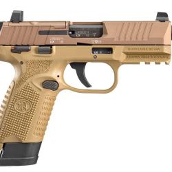 PISTOLET FN HERSTAL 502 TACTICAL FDE CAL.22LR FILET&Eacute; - CATEGORIE B