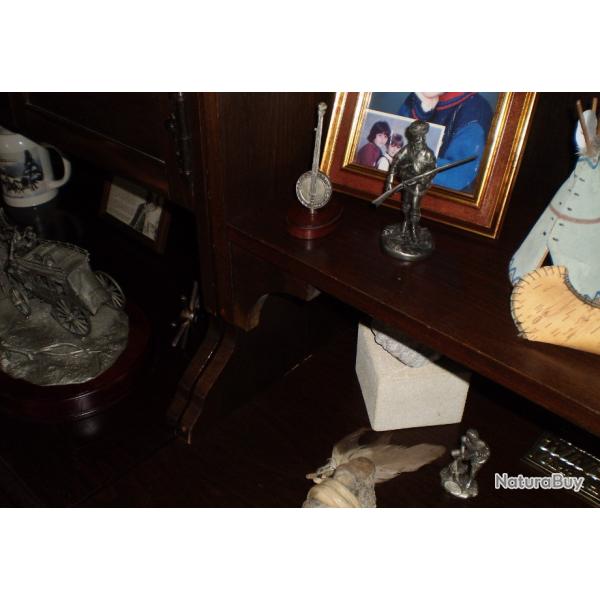 Banjo en tain massif,Cowboy,Country,Indien,Musicien, Collection !