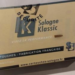 Cartouches SOLOGNE klassic SUBSONIQUE - Cal: 243WIN - 70 grs - Boite de 20
