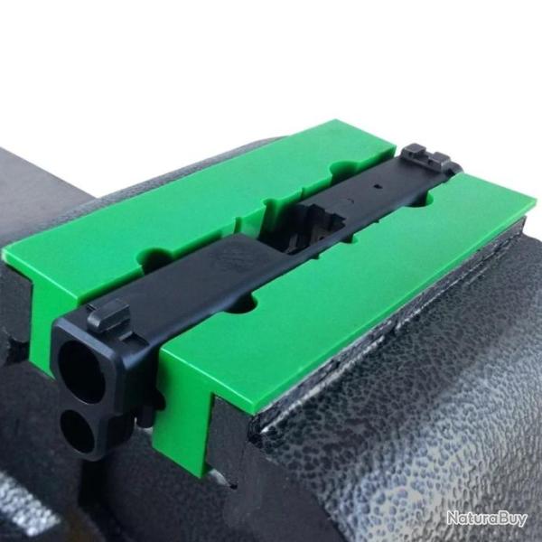 M�choire d'�tau en caoutchouc aimant� pour armes 12,7cm