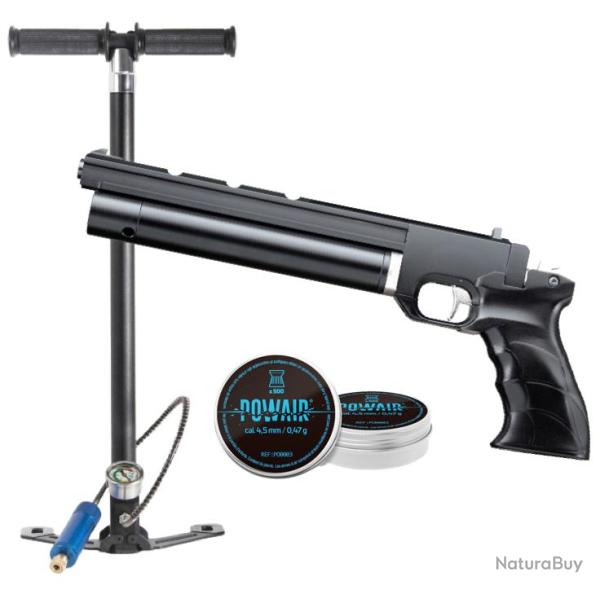 Pack Pistolet PCP - PP700S + Pompe + Plombs 5,5MM