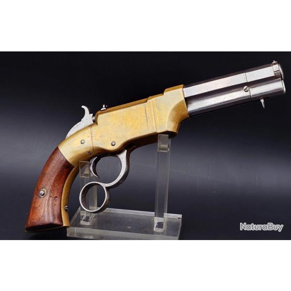 PISTOLET A LEVIER SOUS GARDE VOLCANIC 1854 CALIBRE 31 PAR NEW HAVEN ARMS CO - USA XIX� Bon U.S.A. XI
