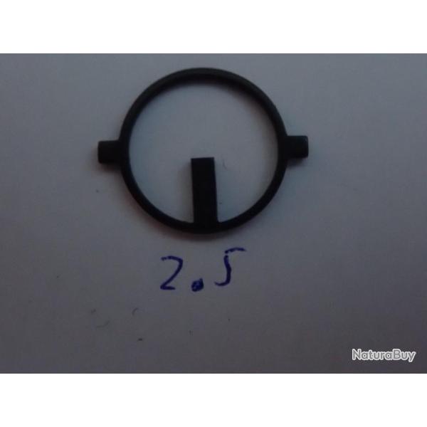 Iris, guidon, grain pour tunnel de dioptre. Taille 2.5    Diamtre 16,9 mm