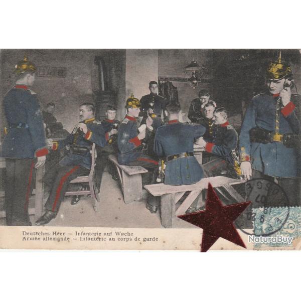 CPA  - Arm�e Allemande - Infanterie au corps de garde N�885