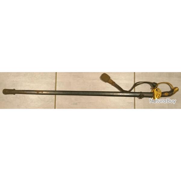 Sabre d'officier prussien Mod�le 1889 avec sa dragonne.