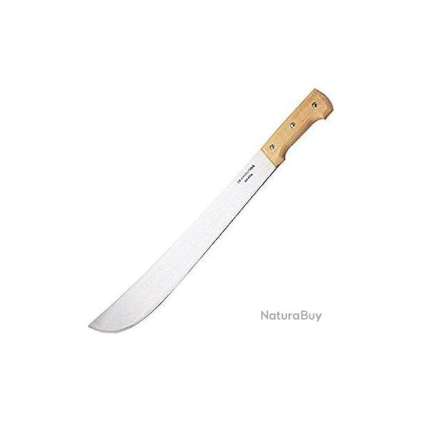 Machette Tramontina Longue Lame 56cm - Acier Carbone et Bois