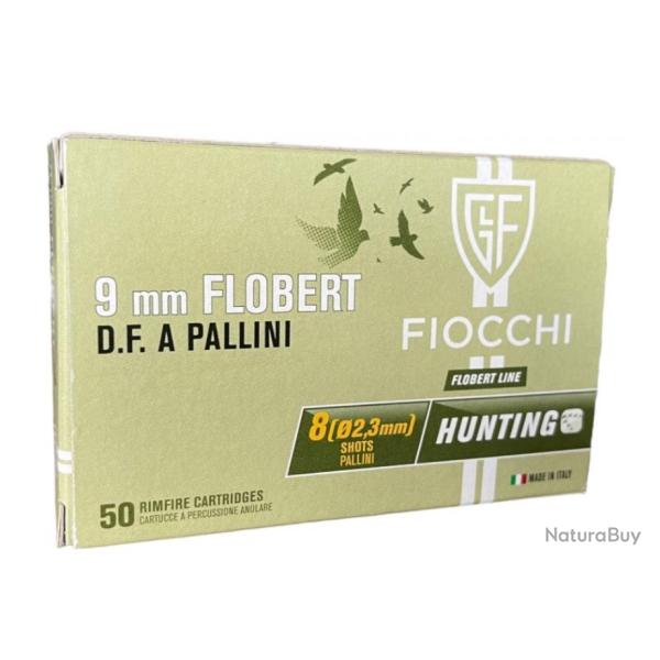 50 Munitions Fiocchi Cal. 9mm Flobert n�8