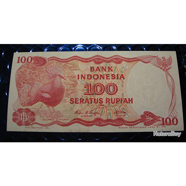 INDONESIE billet de 100 seratus rupiah 1984 ttb+