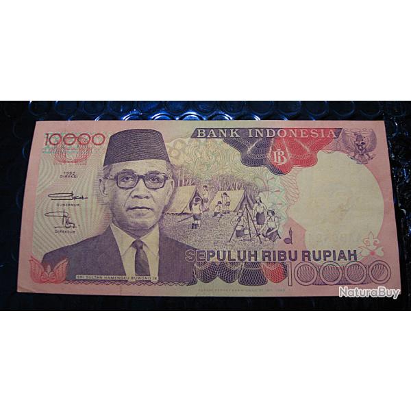 INDONESIE billet de 10000 sepuluh ribu rupiah 1992 ttb+