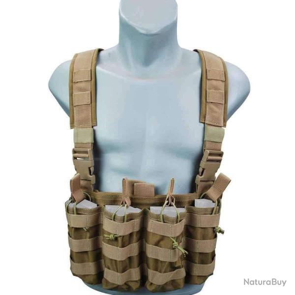 Gilet Chest Rig AK 47 Bulldog Tactical Gear - Coyote