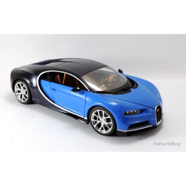 Bugatti Chiron bleu 1/18 | Bburago (0000 2418) - Miniature