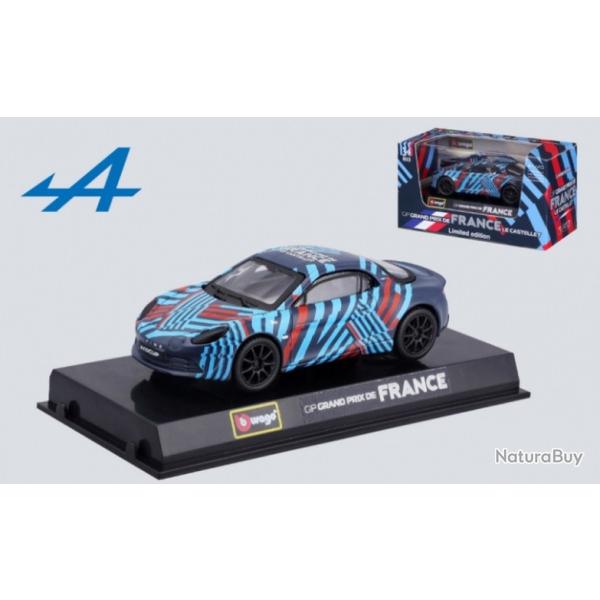 Alpine A110 Grand prix de France 2022 1/43 | Bburago (0000 2442) - Miniature