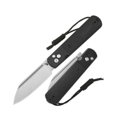 Artisan Cutlery Holm AR-RPM9 Stonewash Black G10 - Couteau pliant avec lame AR-RPM9 et manche G-10 n