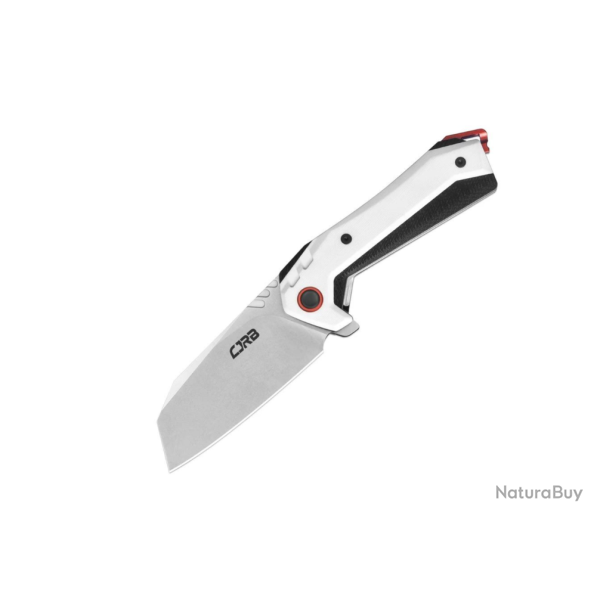 CJRB Tigris Couteau pliant J1919-WH AR-RPM9 G10 Blanc et Noir