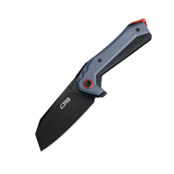 CJRB J1919-BU - Couteau pliant Tigris avec lame AR-RPM9 et manche G-10 bleu