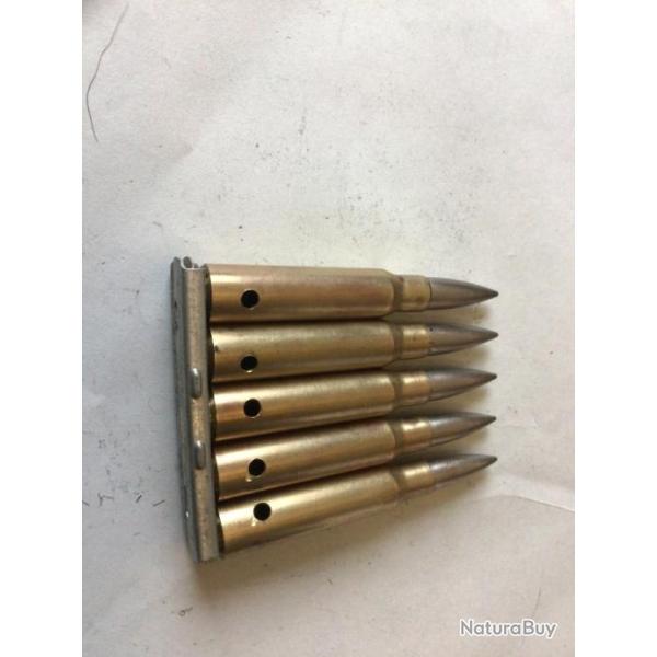 VENDU PAR LE-CUIRASSIER LOT N� 27 CLIP DE 5 BALLES DE CALIBRE 7,5 MAS