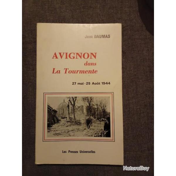 Livre sur les bombardement � Avignon