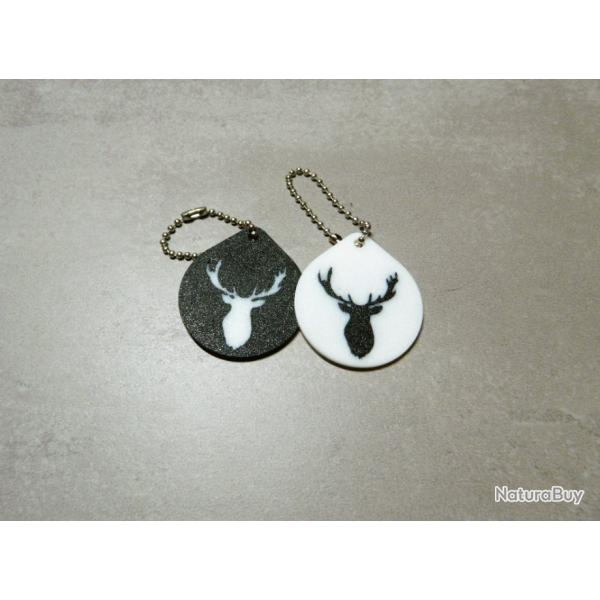 Porte-cl�s - t�te de cerf