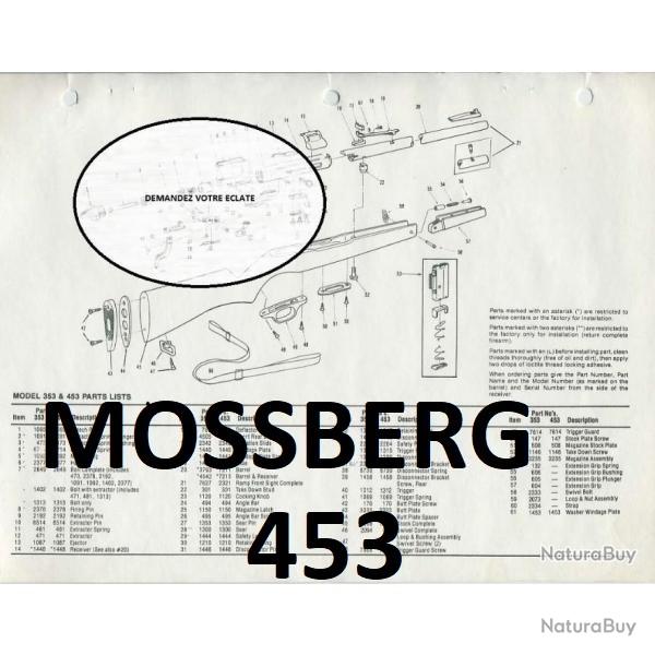 �clat� MOSSBERG 453 (envoi par mail) - VENDU PAR JEPERCUTE (m2288)
