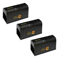 Lot de 3 Pi&egrave;ges &agrave; rongeurs &eacute;lectronique 7000 v 21x9,5x12cm