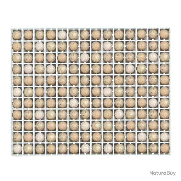 Panier d'incubation 154 oeufs de perdrix TR154