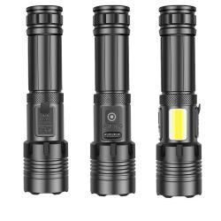 Torche Bright 2000 lumens 3 niveaux d'intensit&eacute;, en alliage d'alu