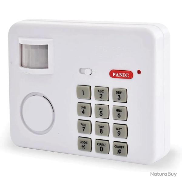 Alarme clavier No panic sir�ne 90dB 4 modes 13.5x10.5x3.7 cm