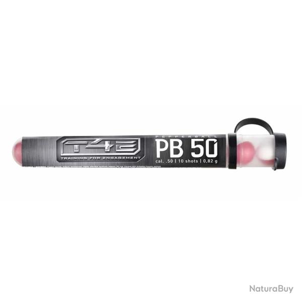 Tube 10 billes poivre rouge OC cal.50