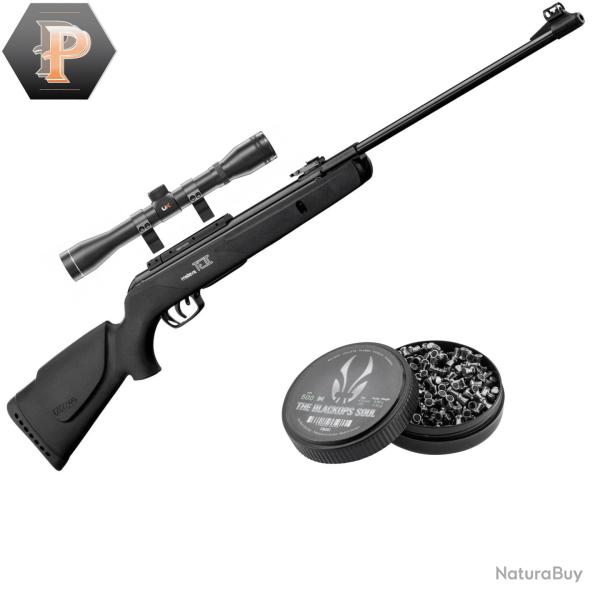 Carabine � plomb Gamo BIG CAT 1000-E IGT Calibre 4.5 + plombs + lunette 4x32