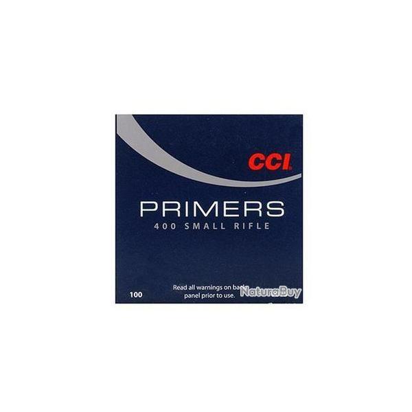 Amorces CCI Primers Standard 400 Small Rifle / Boite de 100 unit�s