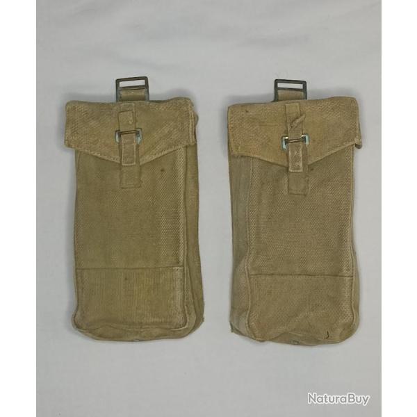 Paire de Pouch Anglaise Web mod�le 44 MkIII lot 1
