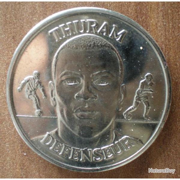 Medaille Thuram Defenseur Football Equipe de France 1999