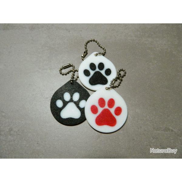 Porte-cl�s - patte de chien