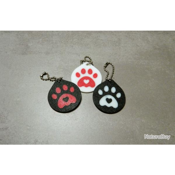 Porte-cl�s - patte de chat