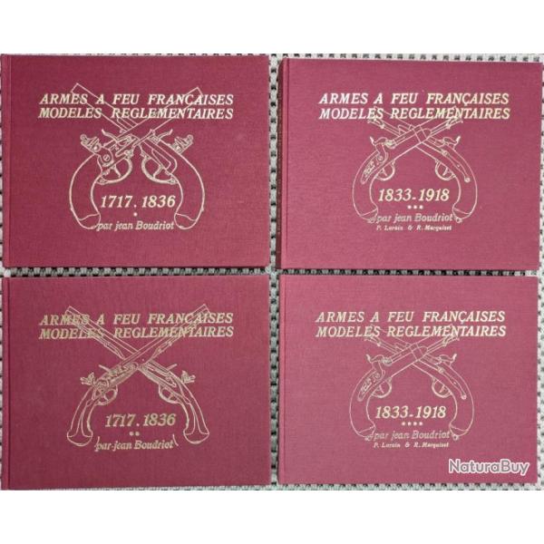 BOUDRIOT, Armes � feu fran�aises. 1717-1918., 1979-1981, 1-4