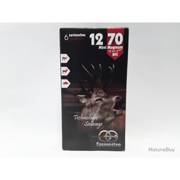 Cartouches � balles Sauvestre Cal.12/70 mini magnum