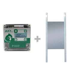 Portier &agrave; horloge + trappe standard 22x33cm