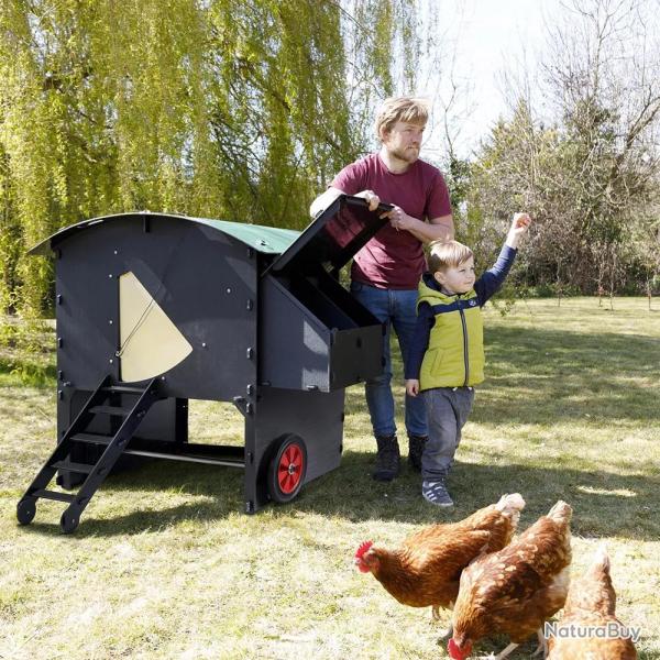 Poulailler sur�lev� en plastique recycl� 8 � 15 poules