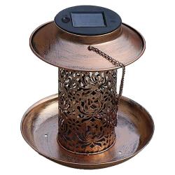 Lanterne solaire et mangeoire &Oslash; 19 x 20 cm