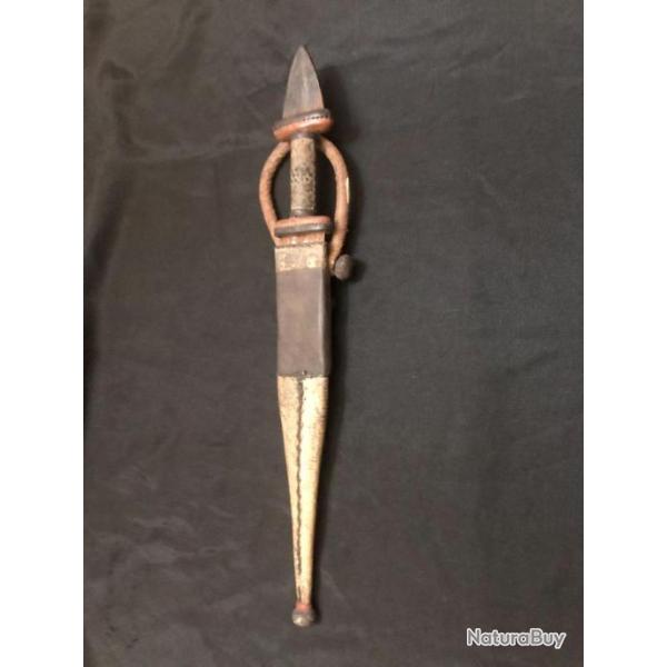 sabre couteau etui peau de serpent