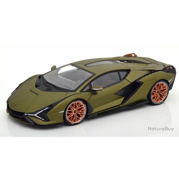 Lamborghini Sian FKP37 verte de 2019 1/18 | Bburago (0000 1494) - Miniature