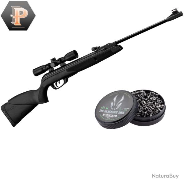Carabine Gamo black shadow combo Synth�tique + lunette + plombs