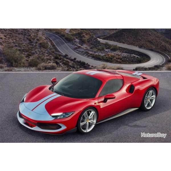 Ferrari 296 GTB Assetto Fiorano rouge de 2021 1/18 | Bburago (0000 1495) - Miniature