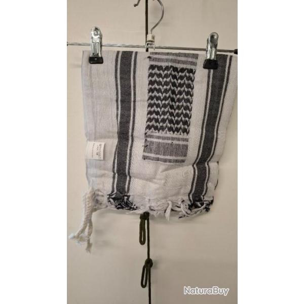 �charpe shemagh noir/blanc