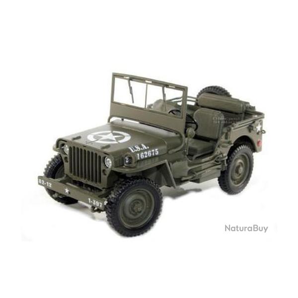 Jeep Willys MD verte de 1941 1/18 | Welly (0000 1498) - Miniature