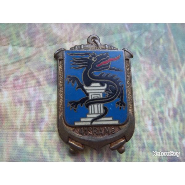 41� RAMA R�giment d'Artillerie de Marine insigne militaire Drago