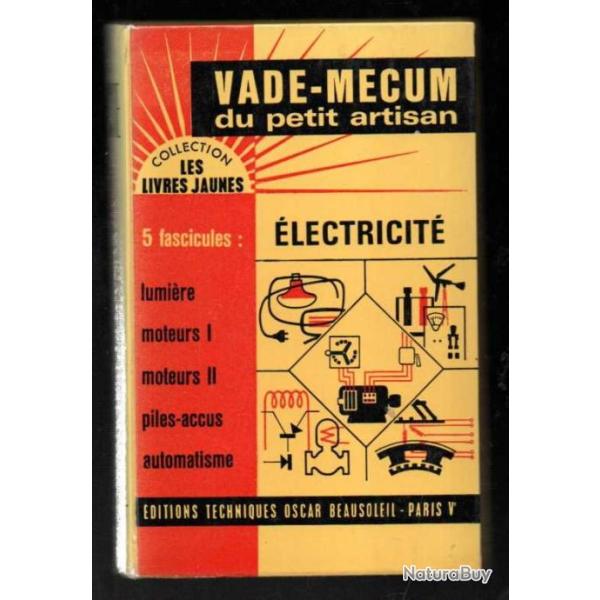 vade-m�cum du petit artisan 5 fascicules en un collection les livres jaunes