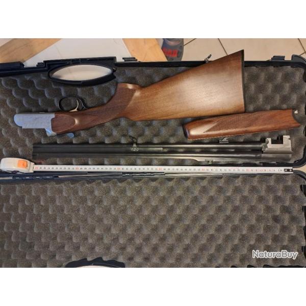 CARABINE EXPRESS Superpose SABATTI cal 30R.Blaser EX190 canon 60 cm et vis optique, comme neuve